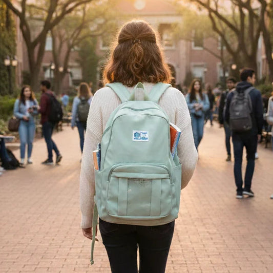 Classic Casual Backpack with Front Pocket