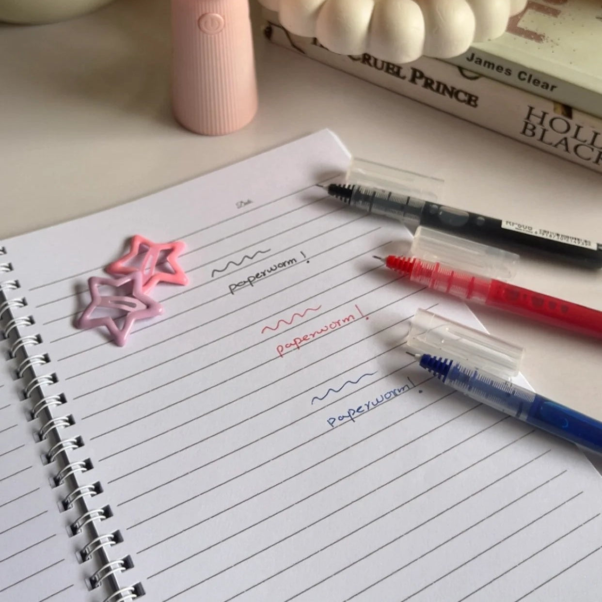Clear PVC Pencil Case with Stationery