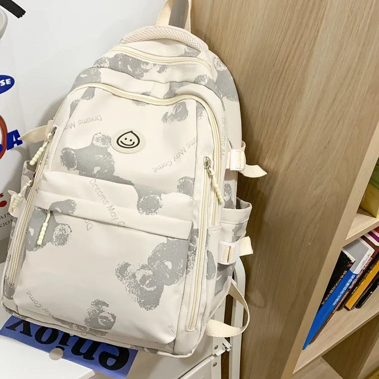 Cloudy Smile School Backpack