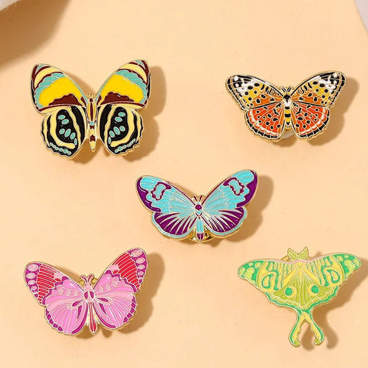 Colorful Butterfly Brooch Pin