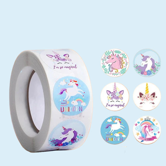 Colorful Cartoon Animal Reward Stickers for Kids