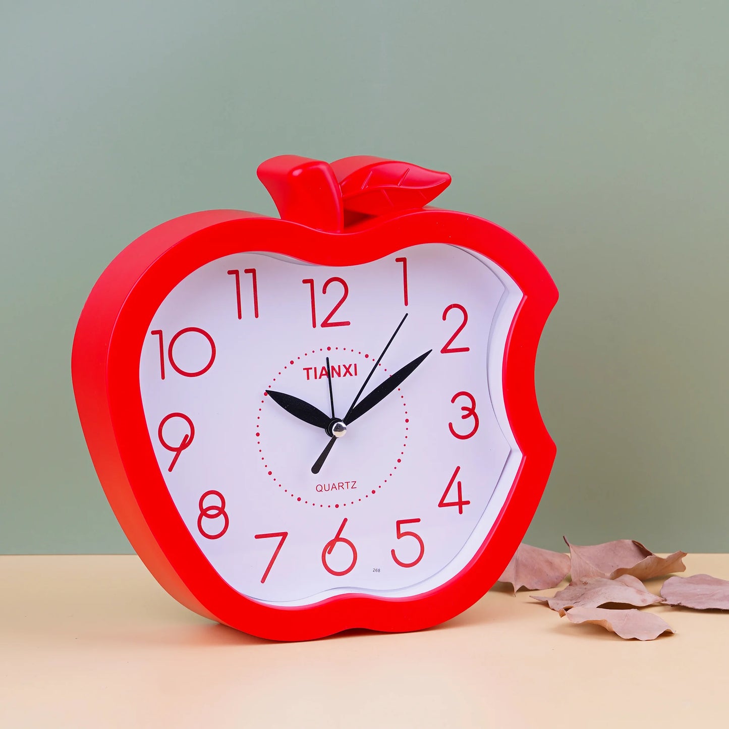 Bedside Apple Shaped Desk Clock