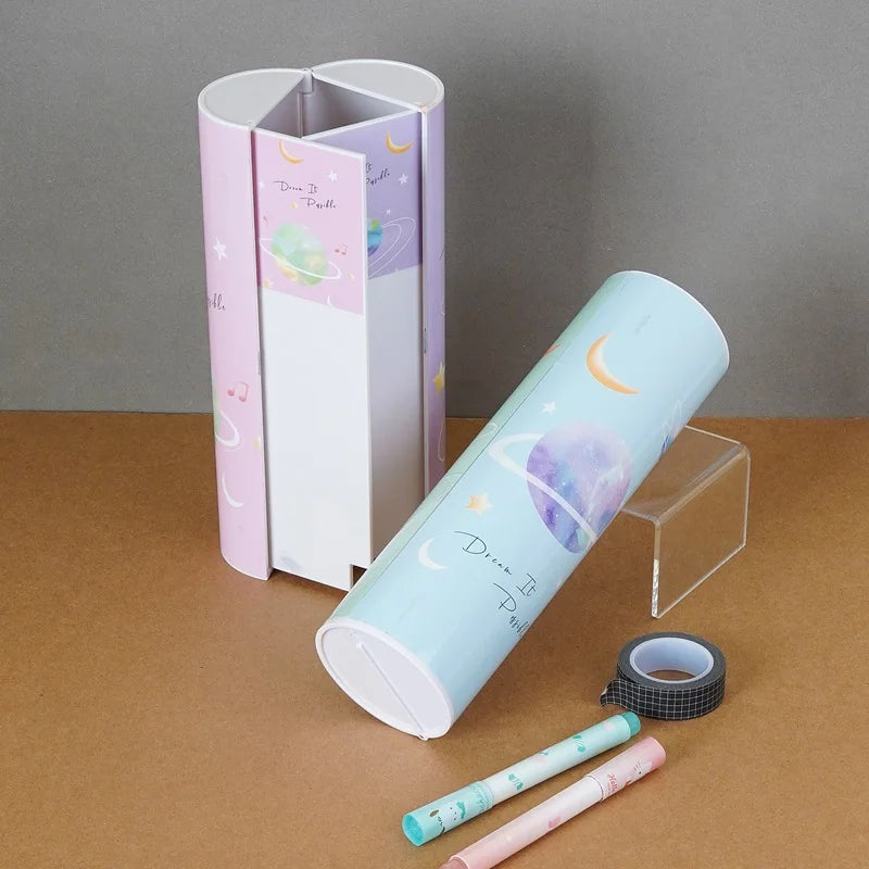 Creative Cylindrical stationery Pencil Box