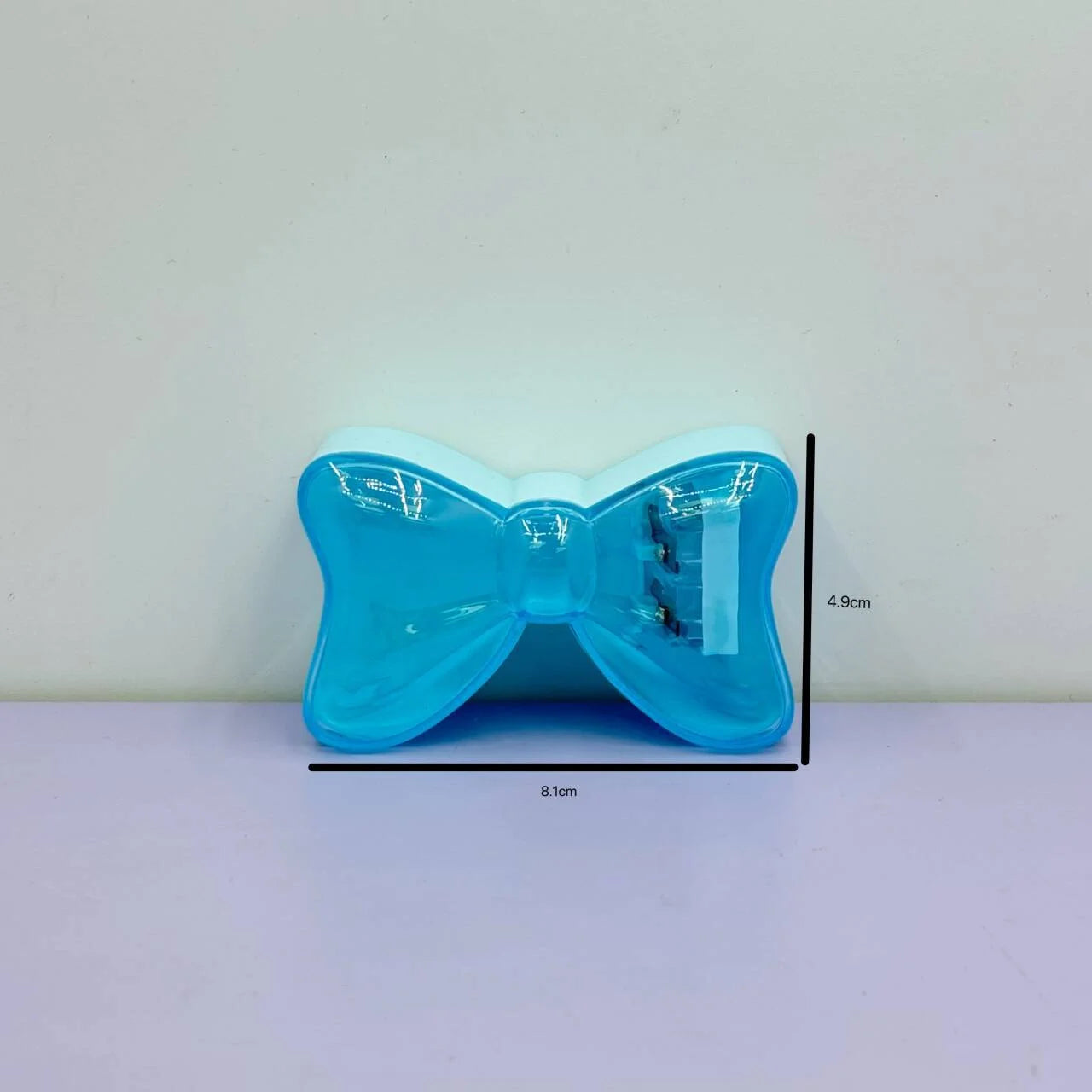 Cute Bow Shape Double Hole Pencil Sharpener