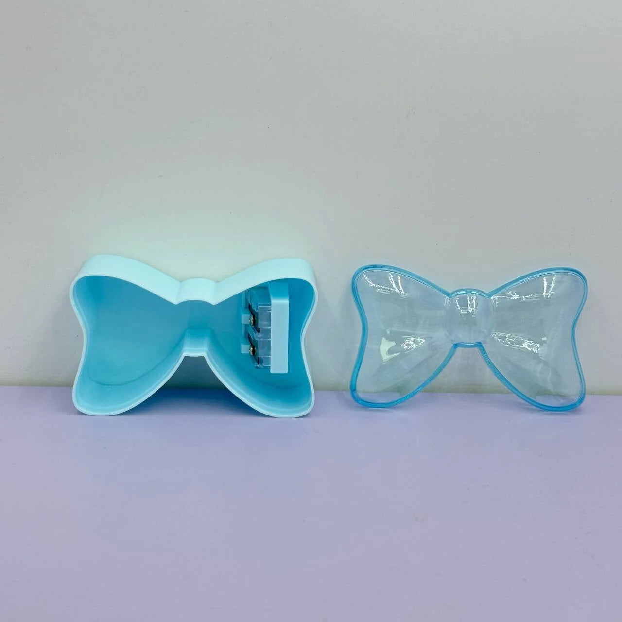 Cute Bow Shape Double Hole Pencil Sharpener