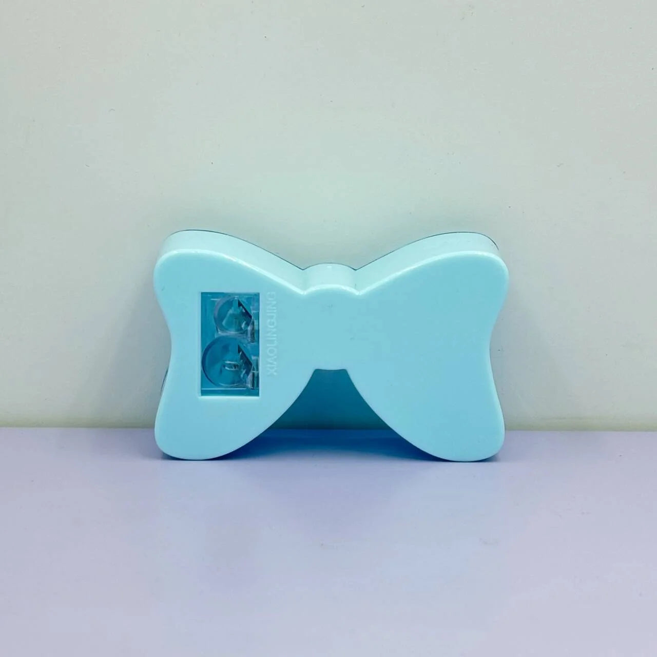 Cute Bow Shape Double Hole Pencil Sharpener