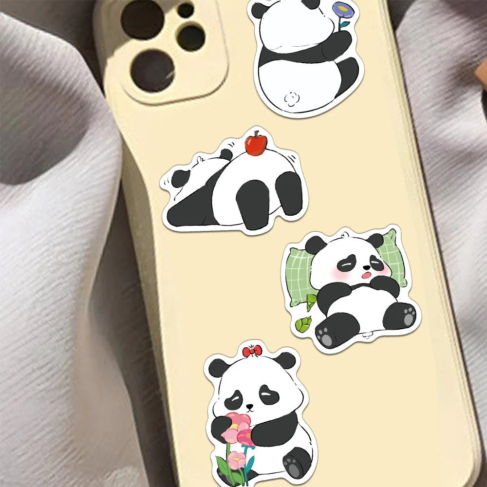 Panda Cartoon Decorative Graffiti Stickers