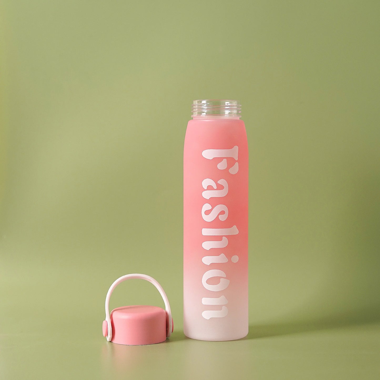 Frosted Gradient High Value Fashion Bottle and Cup