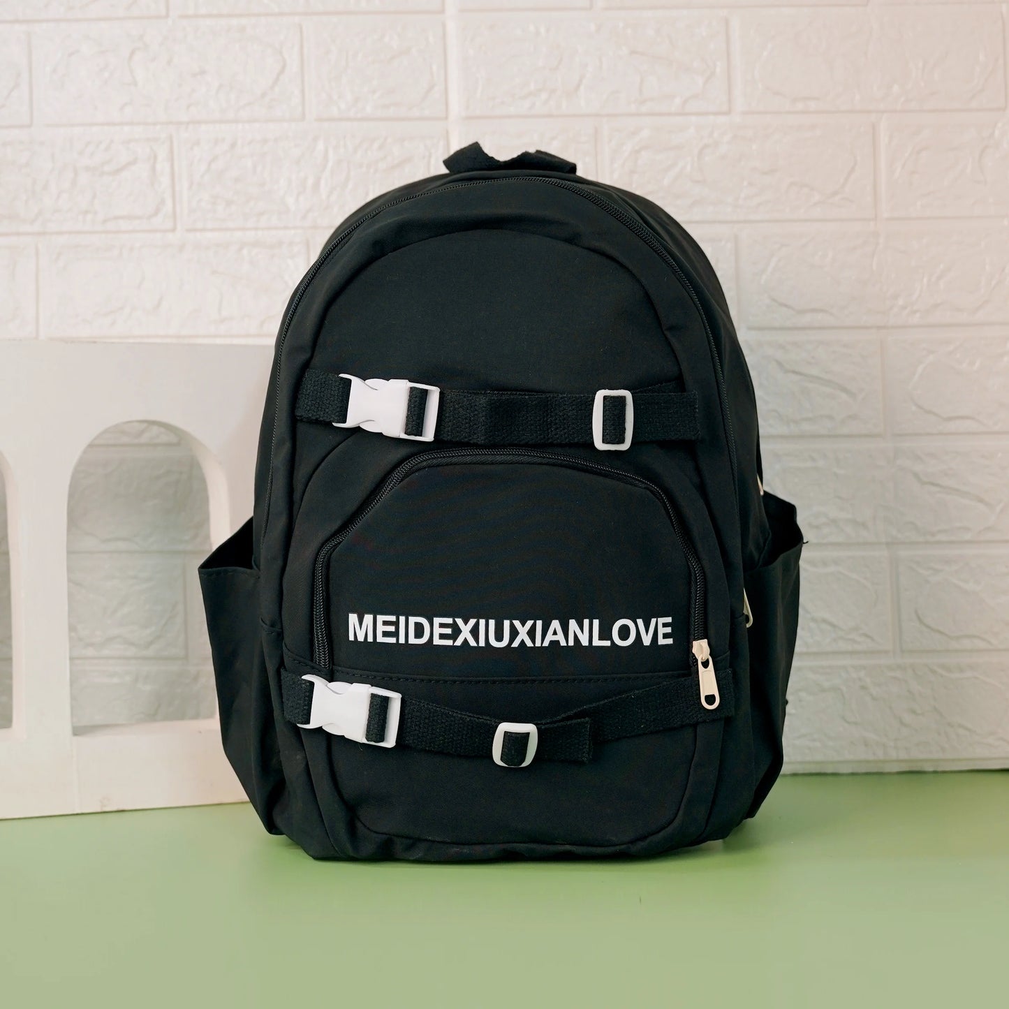 Trendy Two Tone Backpack