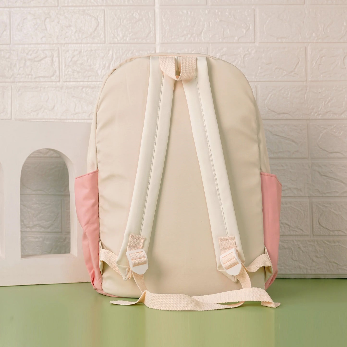 Trendy Two Tone Backpack