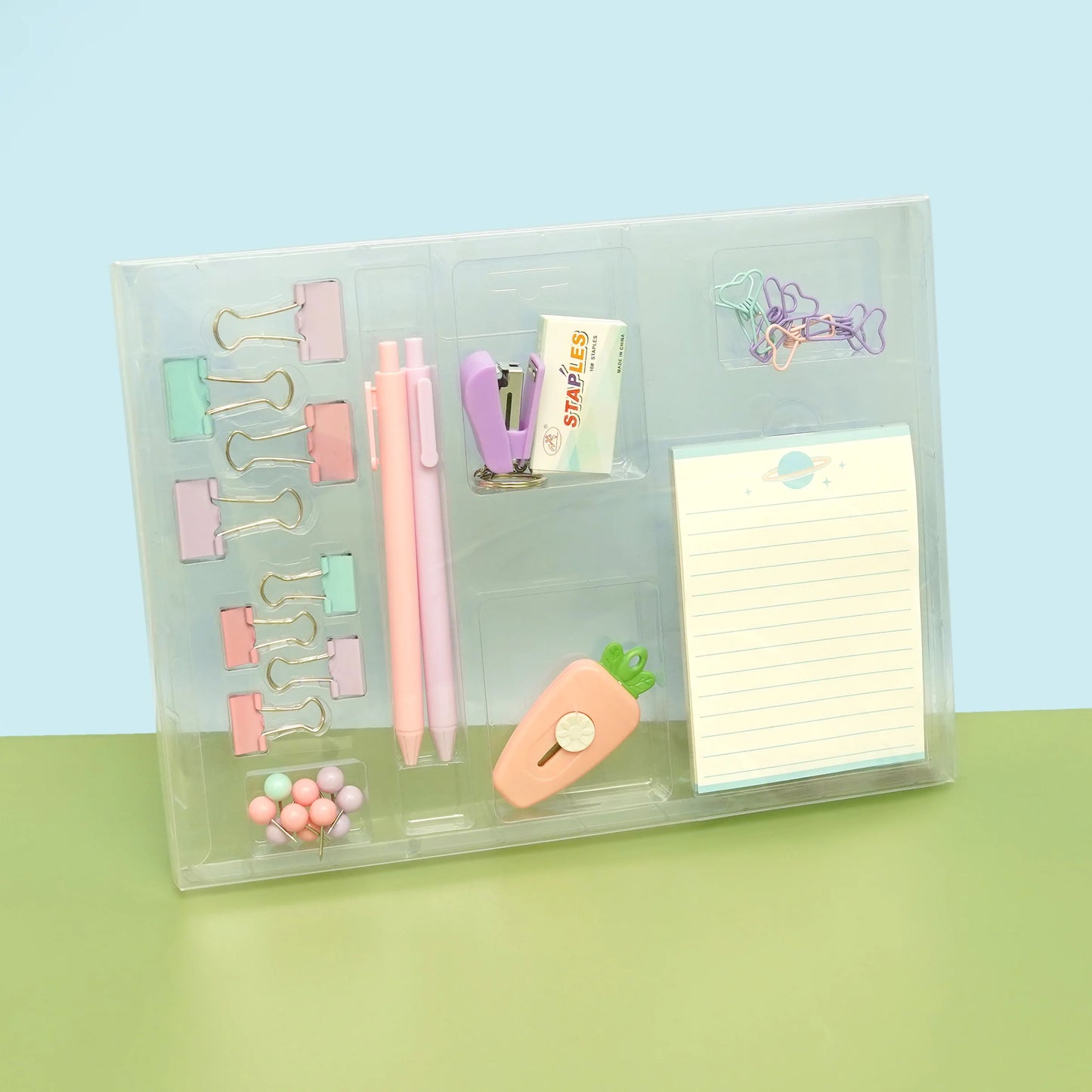 Mix Stationery Set with Thumb Pins
