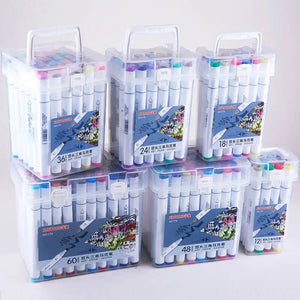 DoubleHeadAcrylicBrushMarkersBox#Fluorescentmarker#Softhighlighter#Neonmarker#Lighttonedhighlighter#Finetipmarker#Doubleendedmarker#Waterbasedmarker#Mildhighlighter#Quickdryingmarker#Delicatehighlighter#Gentlehighlighter#Pastelmarker#Highlighterpenset#Highlighterpenpack#acyrlicbrushmarkersbox