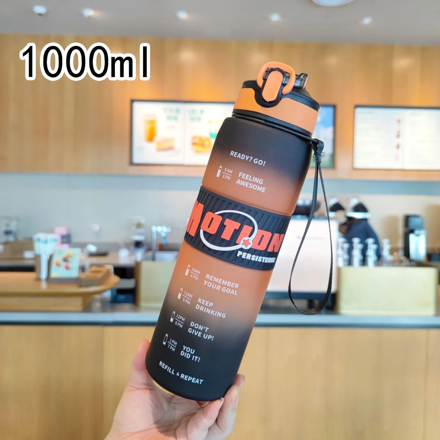 Dream Color Motivational Sports Quote Sipper Bottle