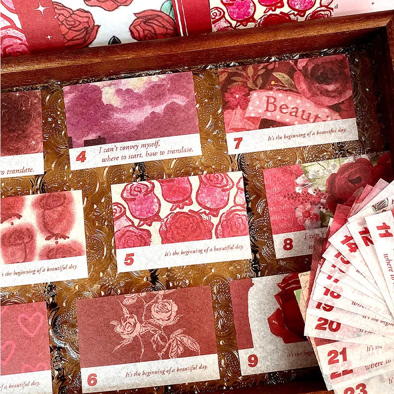 Blooming Roses Romantic Journaling Gift Set