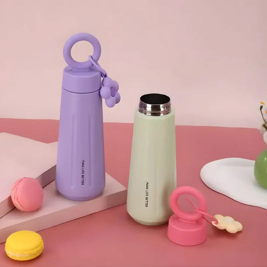 Floral Charm Insulated Water Bottle