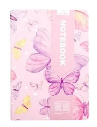 Flower Butterfly Series Hard Cover A5 Notebook journal