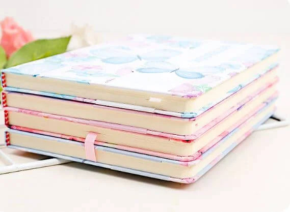 Flower Butterfly Series Hard Cover A5 Notebook journal