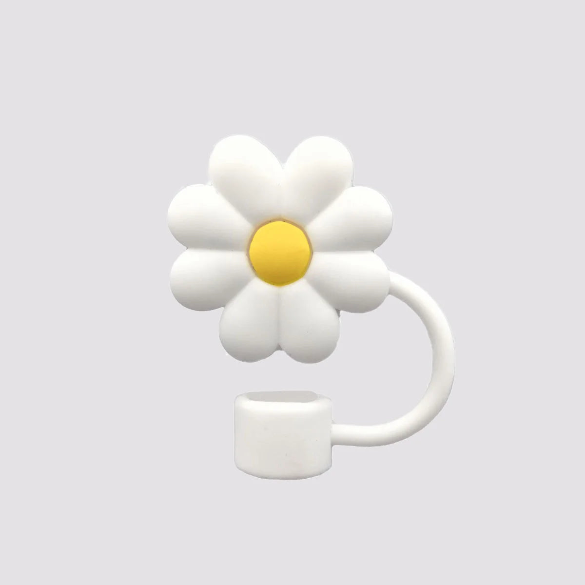 Flower Shaped Straw Tip Covers For Tumbler