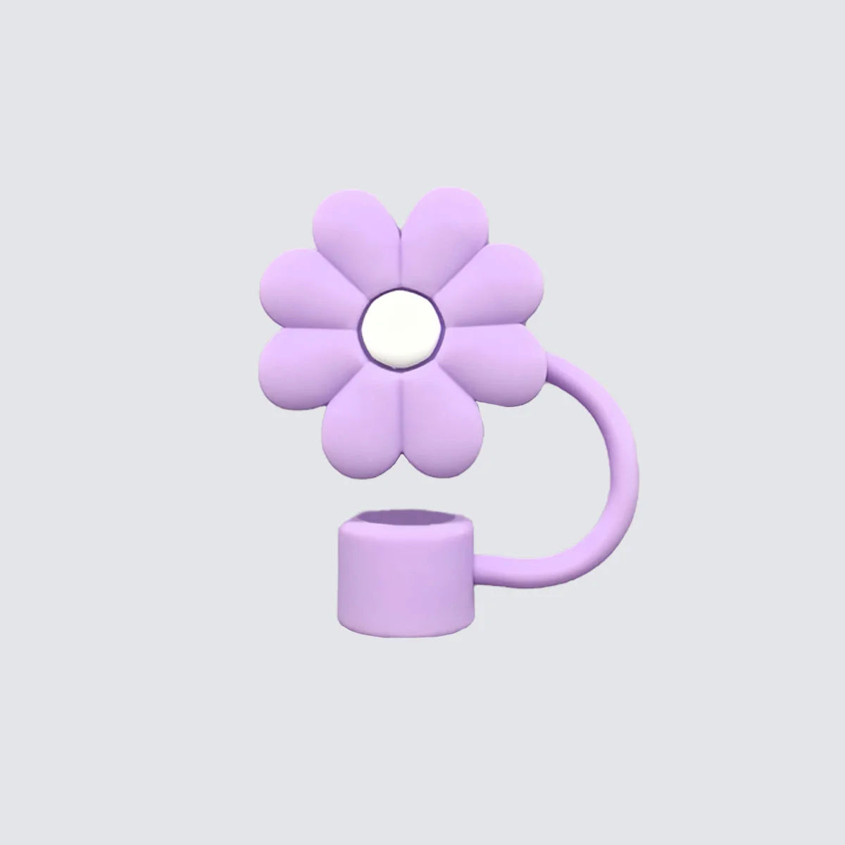 Flower Shaped Straw Tip Covers For Tumbler