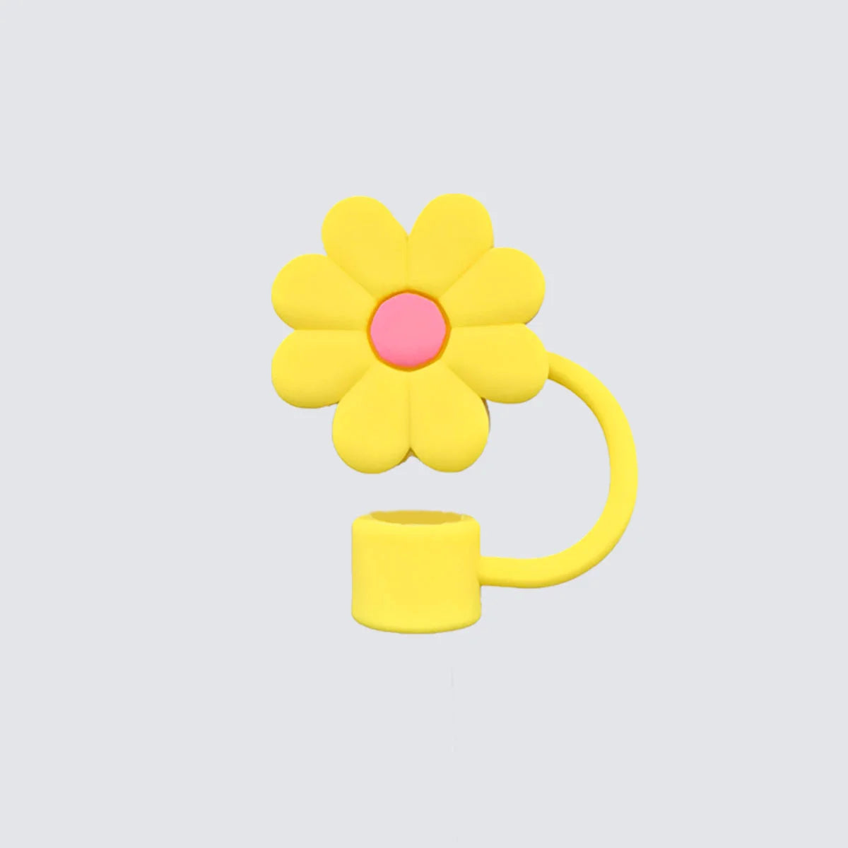Flower Shaped Straw Tip Covers For Tumbler