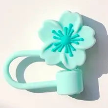 Sakura Flower Shaped Straw Tip Covers For Tumbler