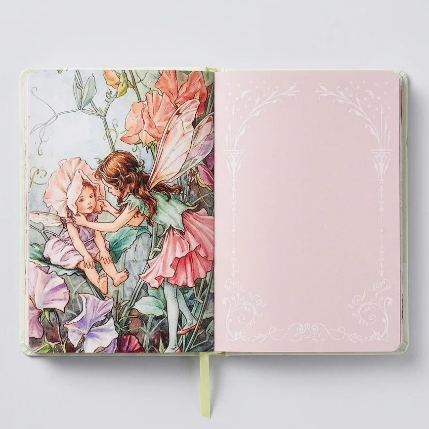 Flower Fairy Vintage Hardcover Journal