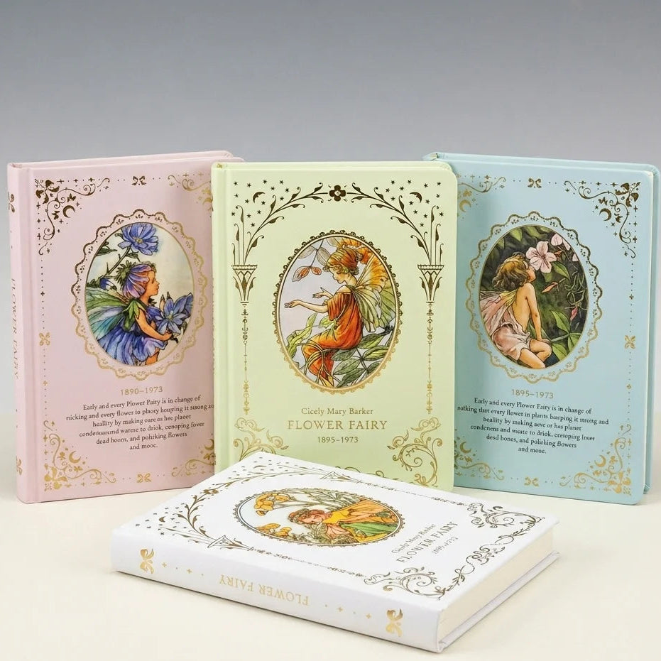 Flower Fairy Vintage Hardcover Journal