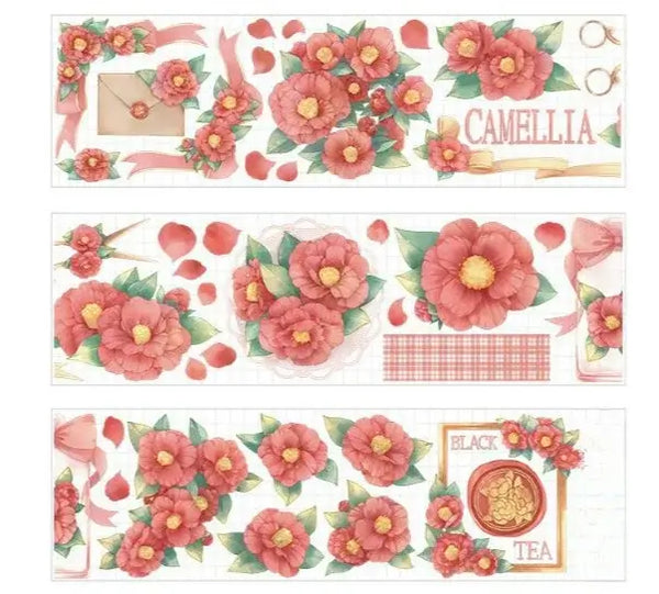 Flower & Fruit Sticker Design Washi Tape