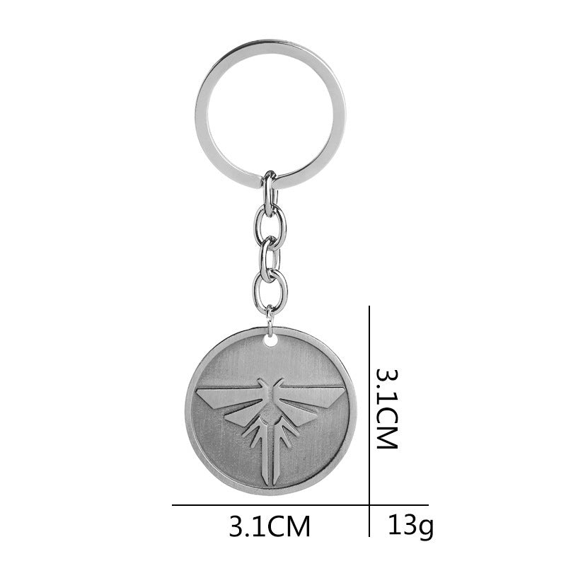 The Last of Us Metal Tag Necklace and Keychain