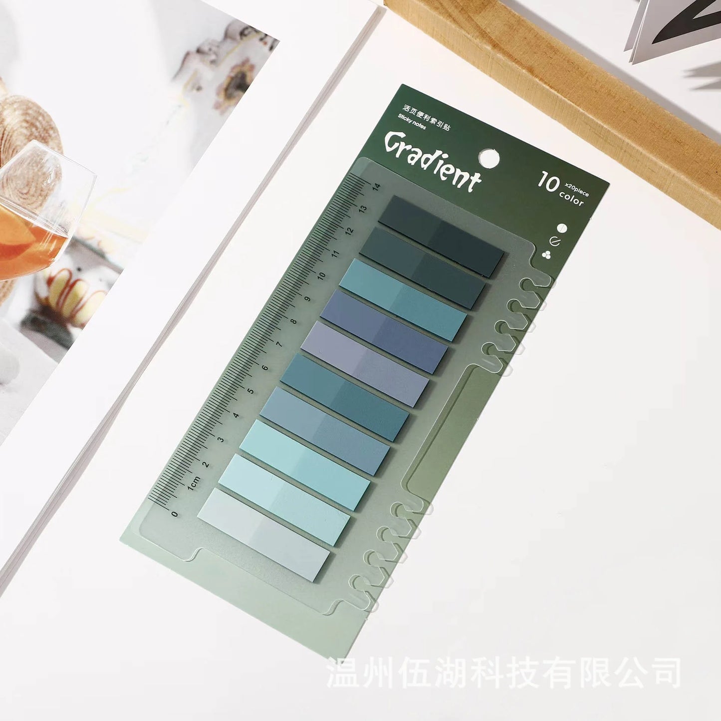 Gradient Color Index Sticky Notes Tabs