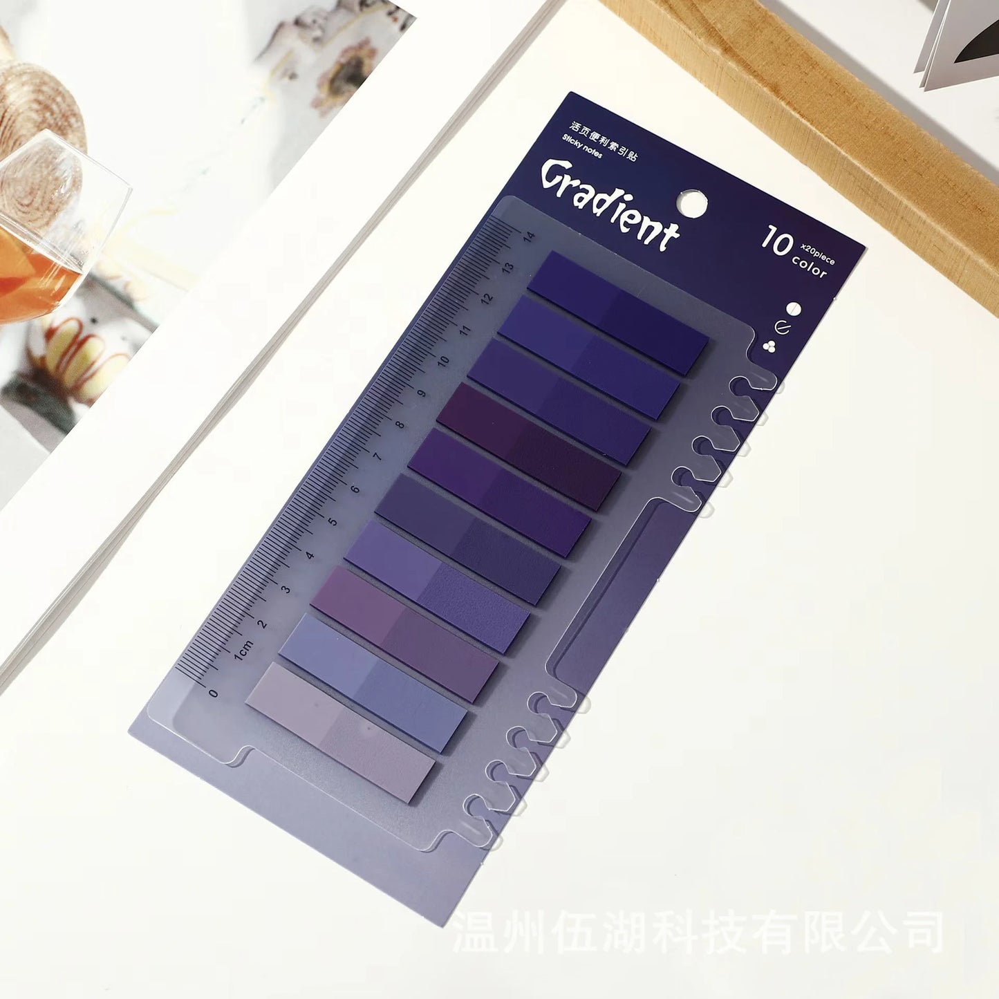 Gradient Color Index Sticky Notes Tabs