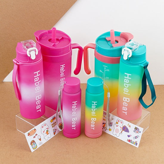 Multi Color Tumbler Bottle Set