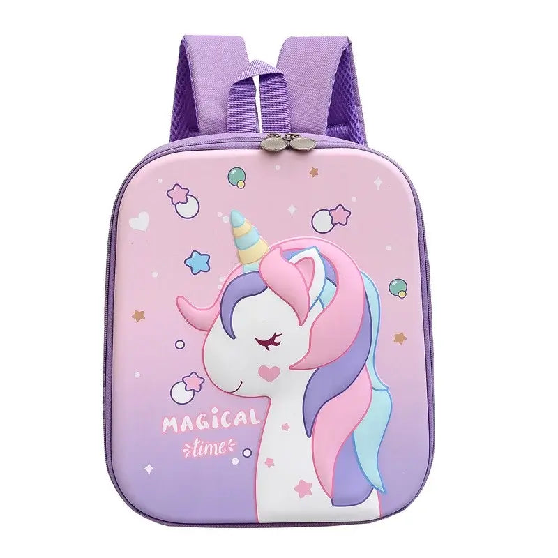 HardShellBeautifulKidsSchoolBagPurpleUnicorn#bag#backpack#backtoschool#kidsbag#shoulderbag#fashionbag#waterproofbag#importedbag#unicornbag