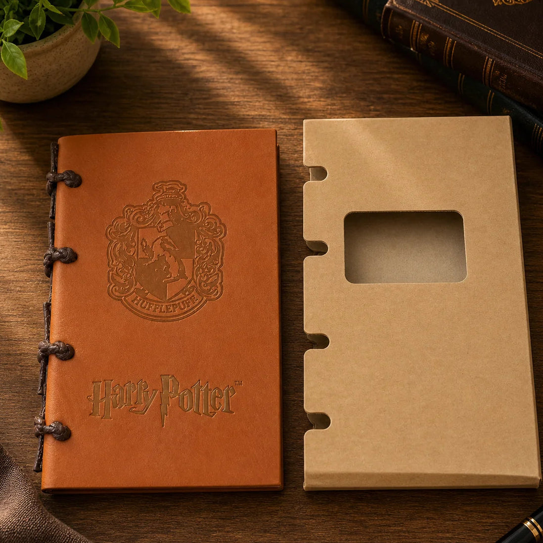 Harry Potter House Leather Cover Journal