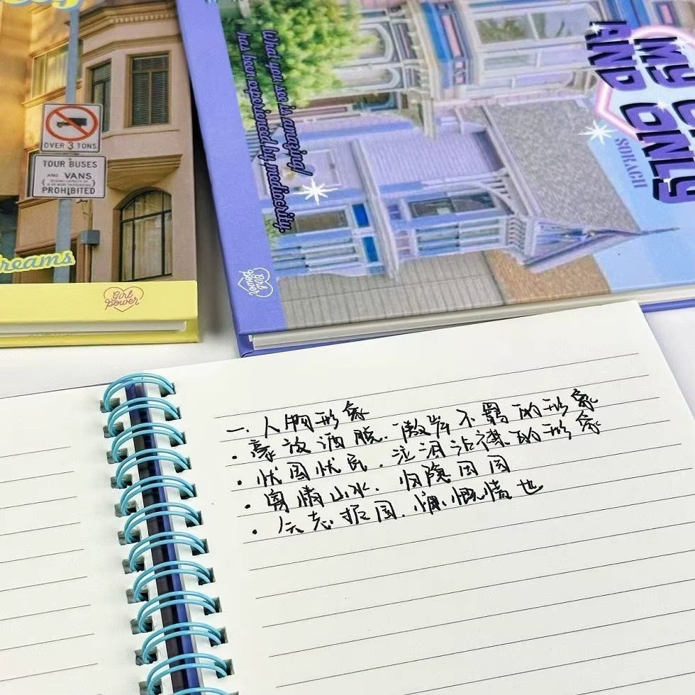 Here July A5 Coil Notebook