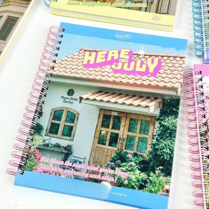 Here July A5 Coil Notebook