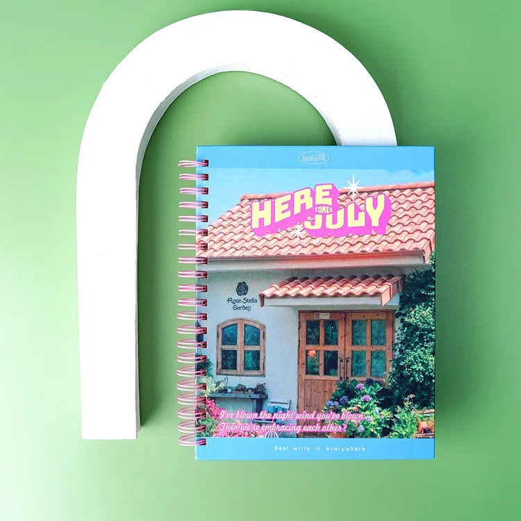 Here July A5 Coil Notebook