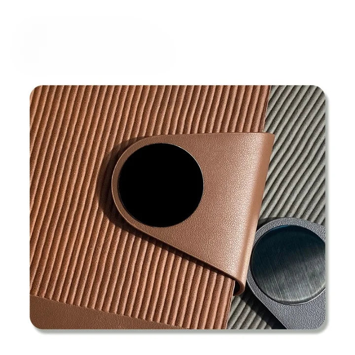 High Grade Office Meeting Leather Cover Buckled Diary
