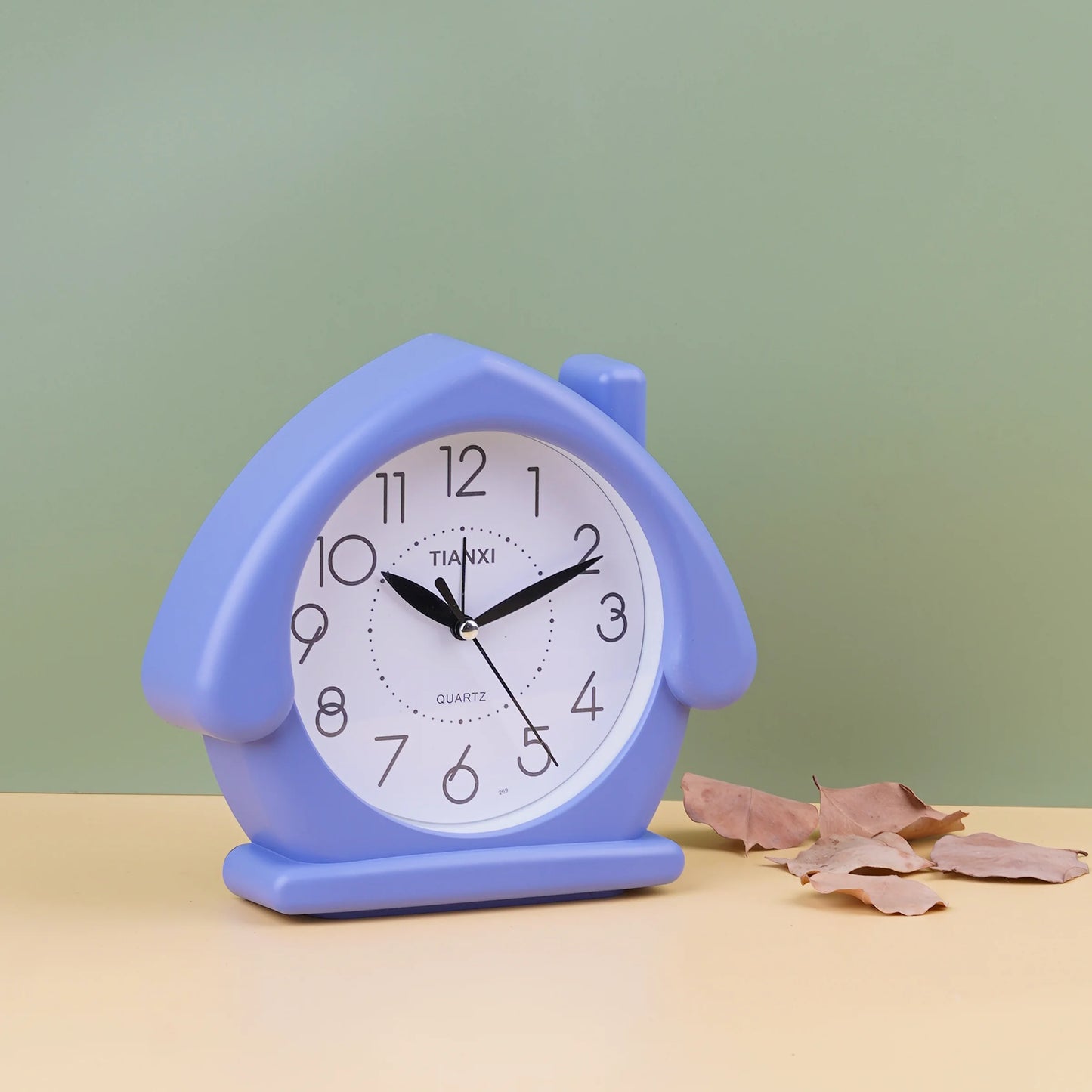 House-Shaped Table Desk and Wall Clock