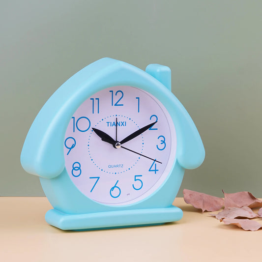 House-Shaped Table Desk and Wall Clock