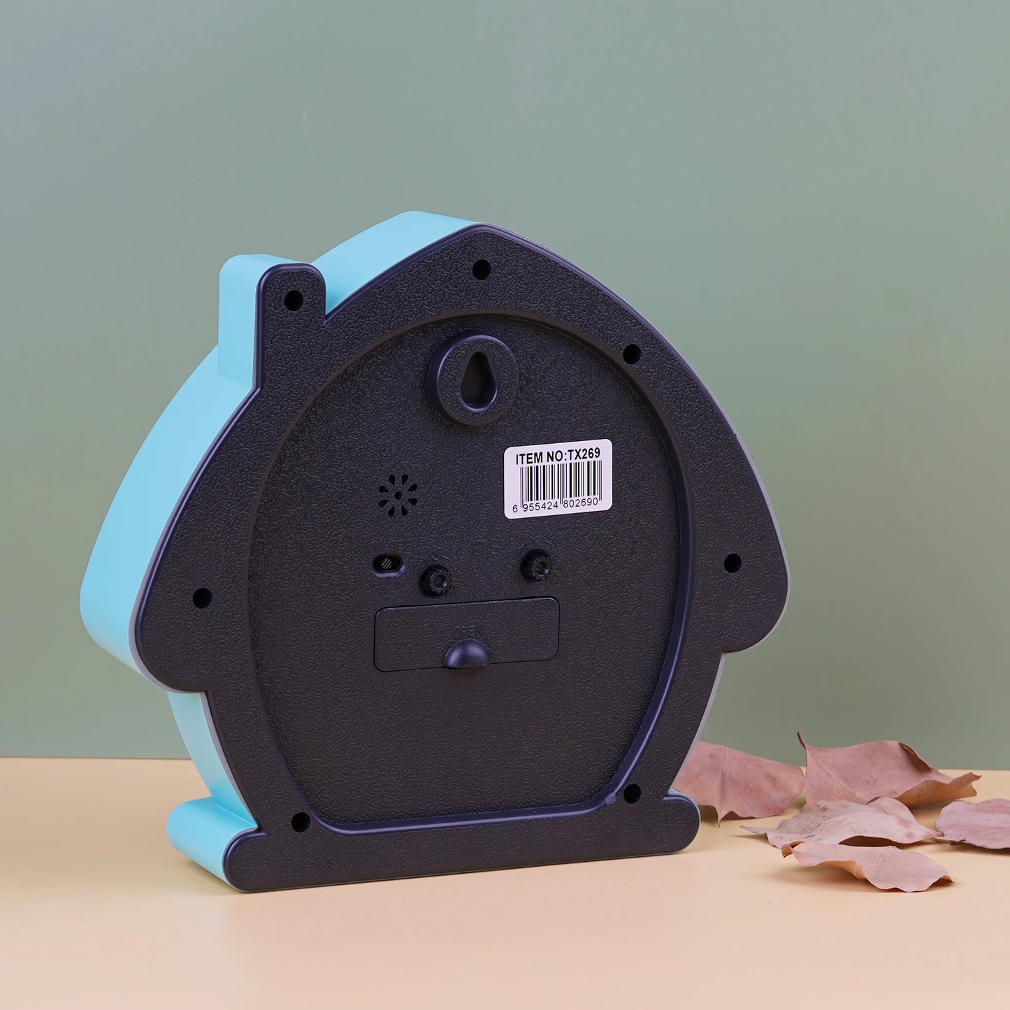 House-Shaped Table Desk and Wall Clock