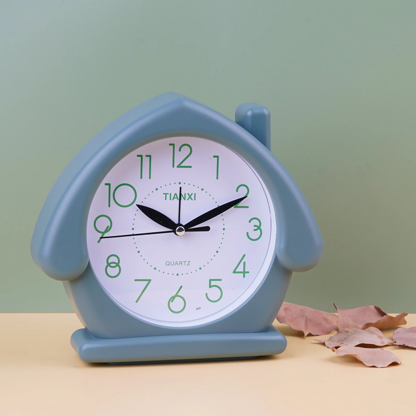 House-Shaped Table Desk and Wall Clock