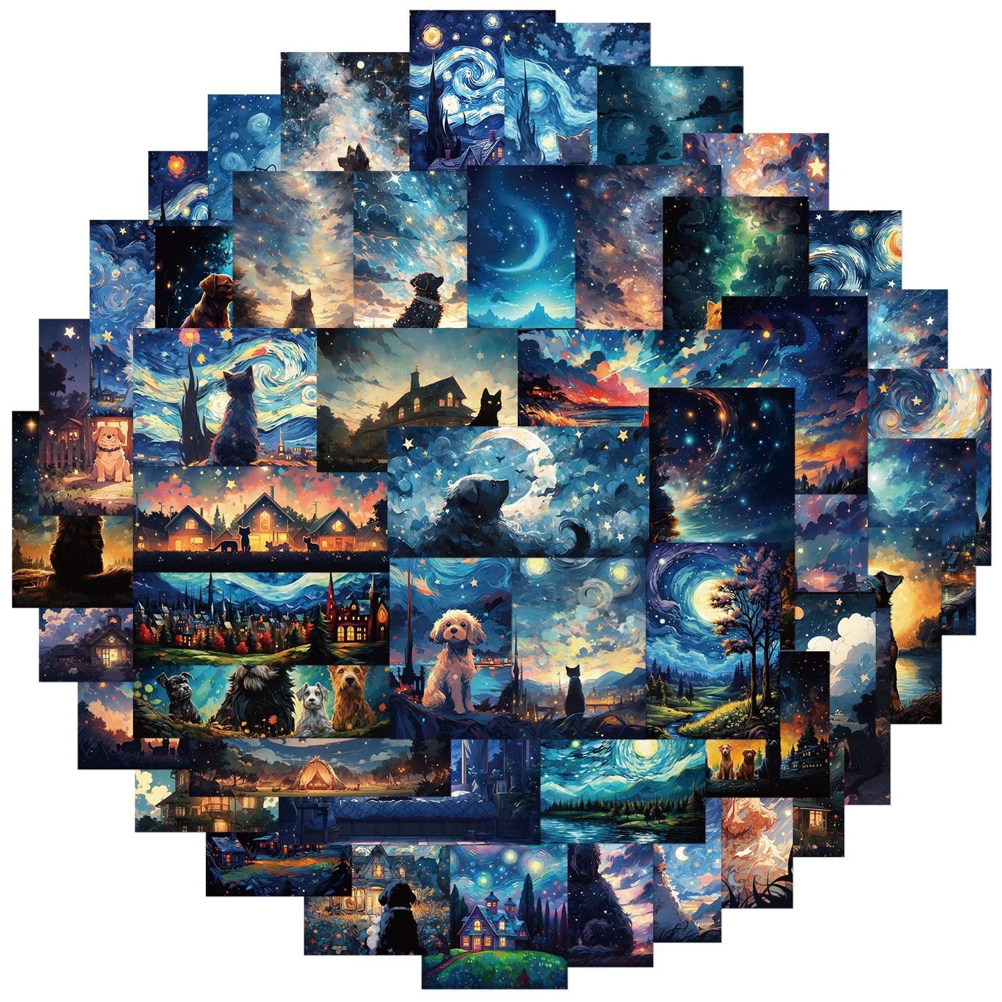 Van Gogh's Art Sky Series