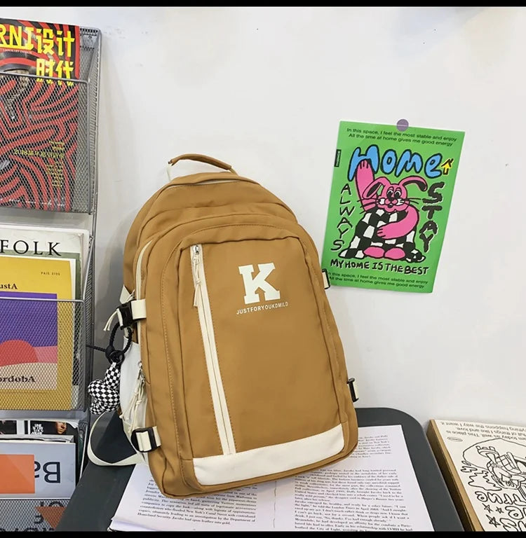 Japanese Ins Style Large Capacity Backpack Bag