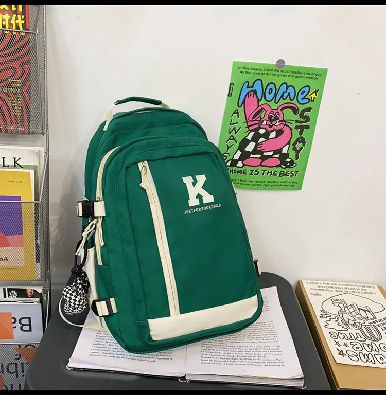 Japanese Ins Style Large Capacity Backpack Bag