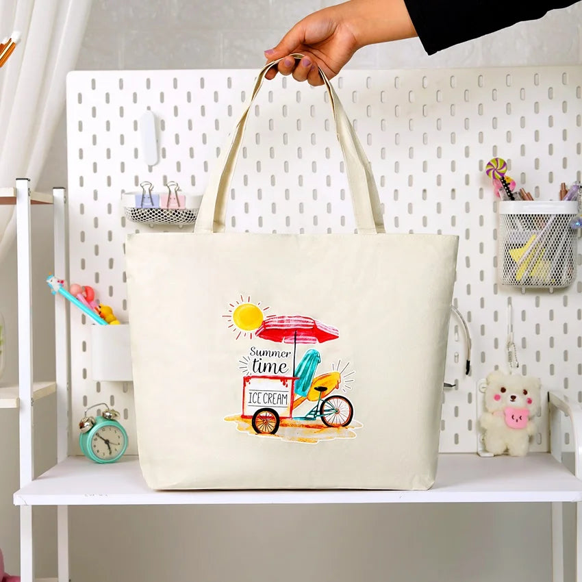 Soft Canvas Large Capacity Shoulder Bag