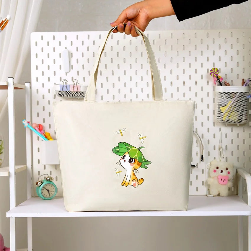 Soft Canvas Large Capacity Shoulder Bag
