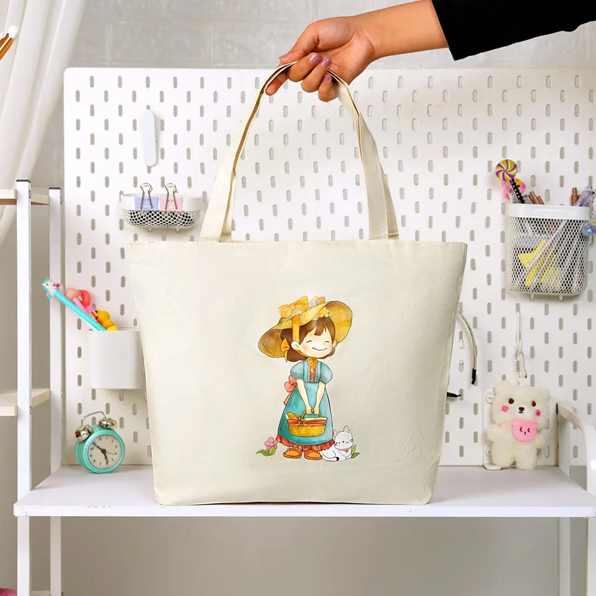 Soft Canvas Large Capacity Shoulder Bag