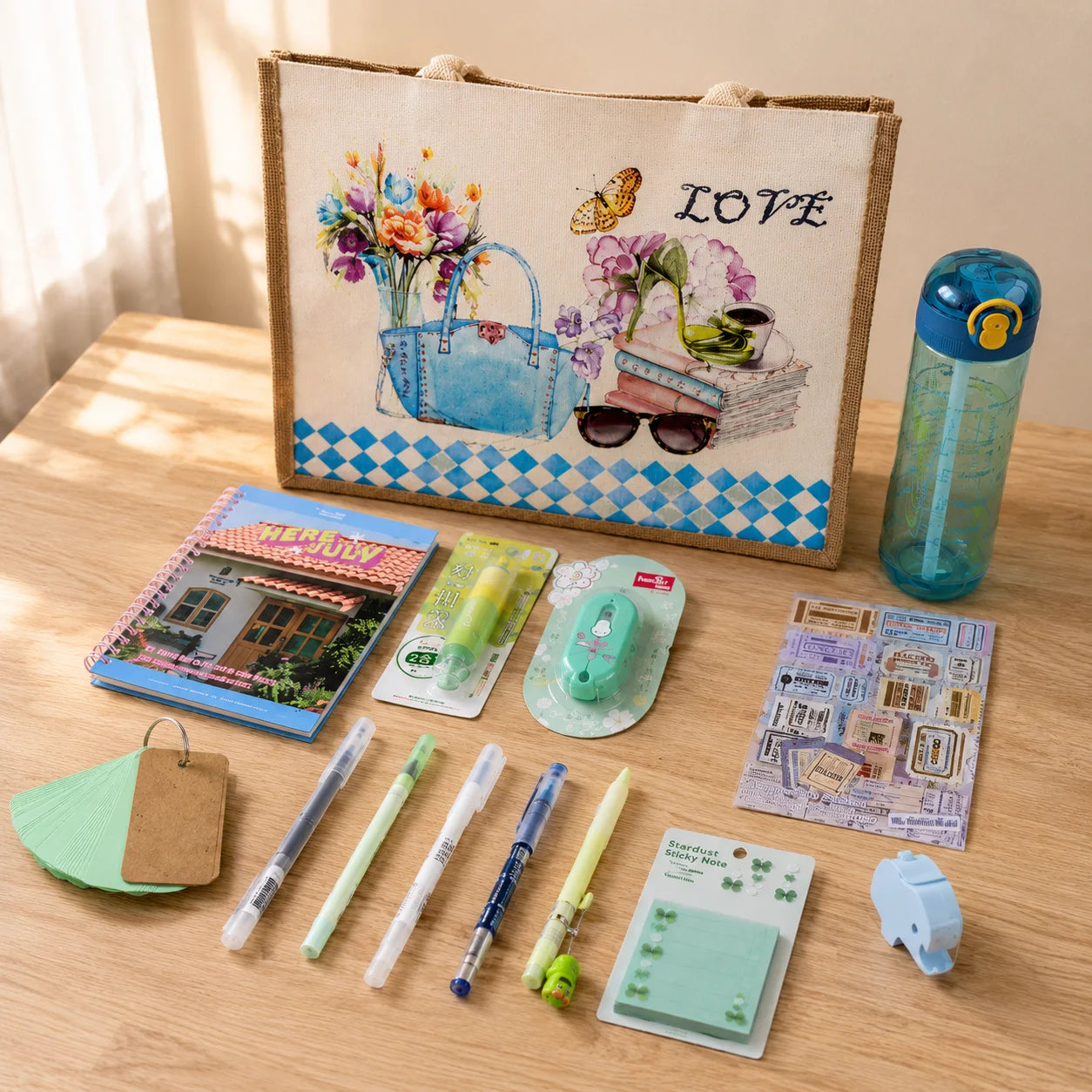 July Dreams Stationery Bundle with Tote Bag