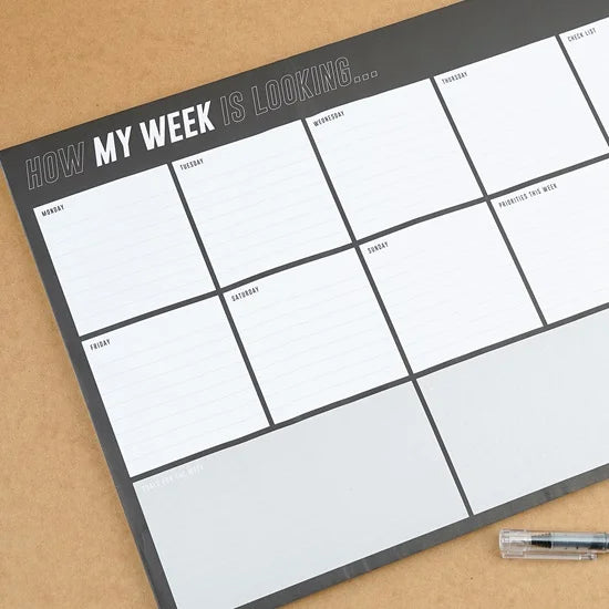 Landscape Desktop Weekly Planner - Minor Fault